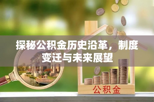 苍梧探秘公积金历史沿革，制度变迁与未来展望