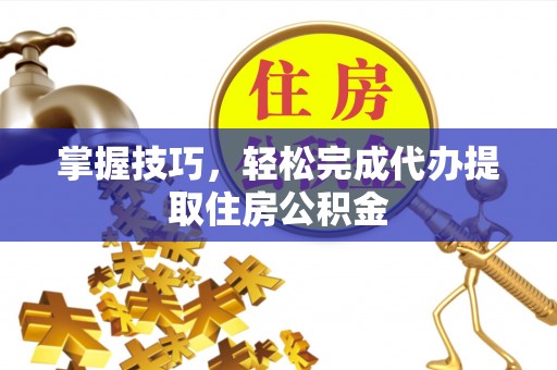 苍梧掌握技巧，轻松完成代办提取住房公积金