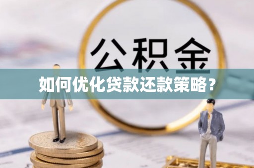 苍梧如何优化贷款还款策略？