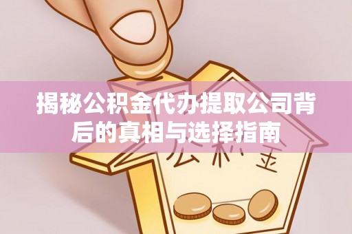 苍梧揭秘公积金代办提取公司背后的真相与选择指南