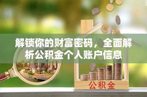 苍梧解锁你的财富密码，全面解析公积金个人账户信息