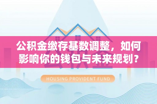 苍梧公积金缴存基数调整，如何影响你的钱包与未来规划？