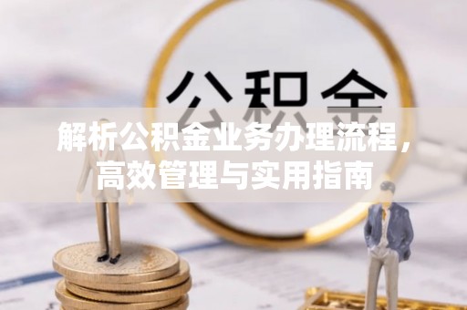 苍梧解析公积金业务办理流程，高效管理与实用指南