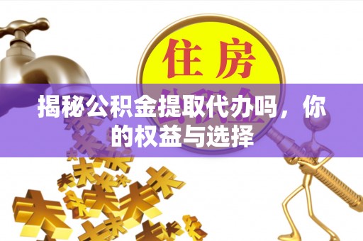 苍梧揭秘公积金提取代办吗，你的权益与选择