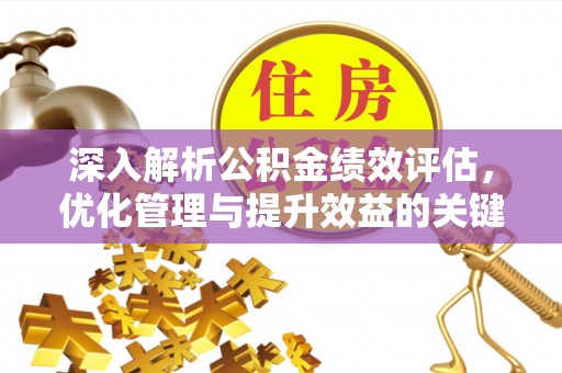 苍梧深入解析公积金绩效评估，优化管理与提升效益的关键路径