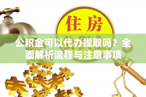 苍梧公积金可以代办提取吗？全面解析流程与注意事项
