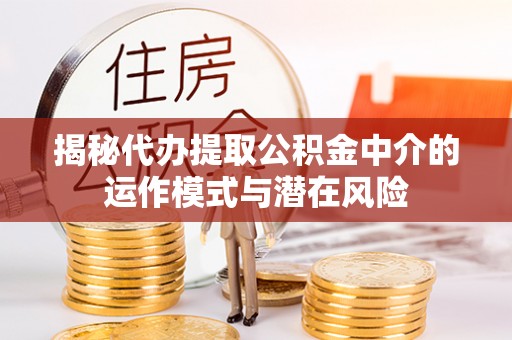 苍梧揭秘代办提取公积金中介的运作模式与潜在风险