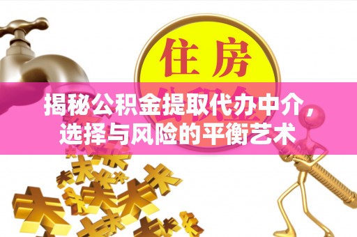 苍梧揭秘公积金提取代办中介，选择与风险的平衡艺术